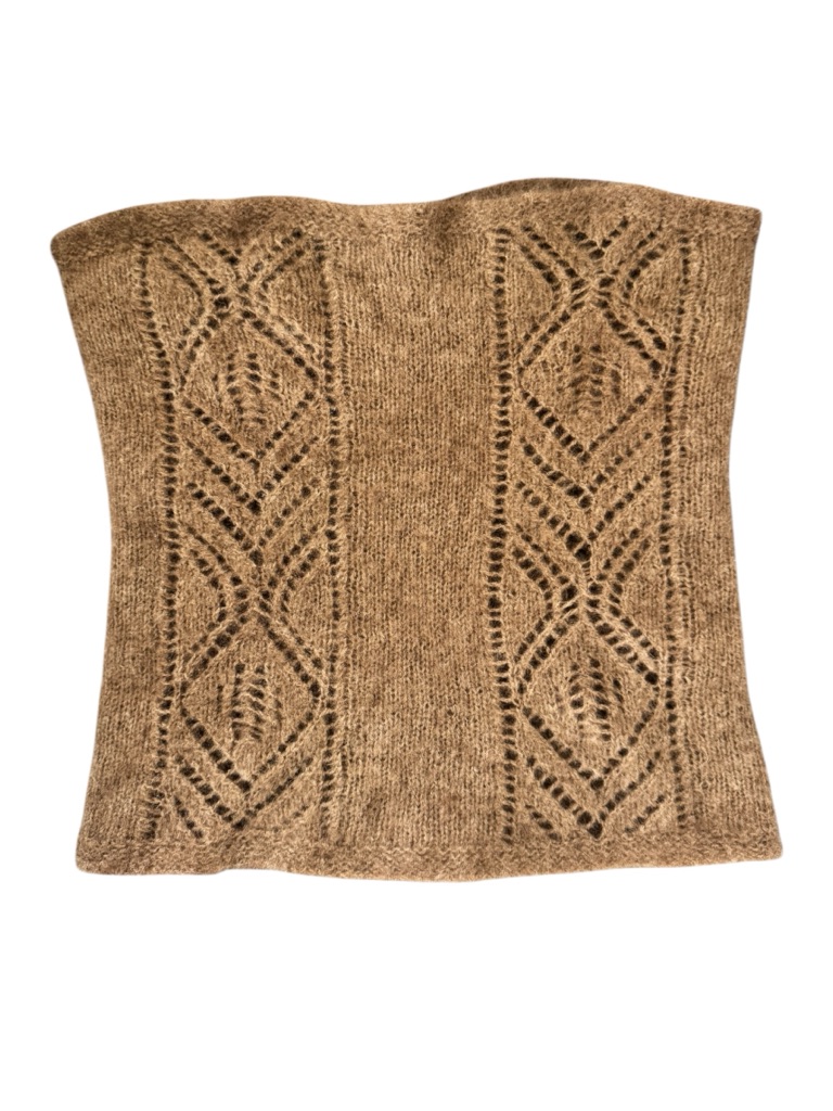 Arctic Handknitted 100% Qiviut Neck Warmer | Alaskan Musk Ox Fiber | Rare